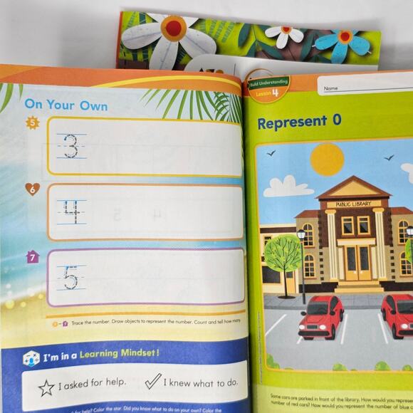 HMH Into Math Kindergarten Student Workbooks Modules 1-6 Homeschool Classroom - Picture 3 of 11